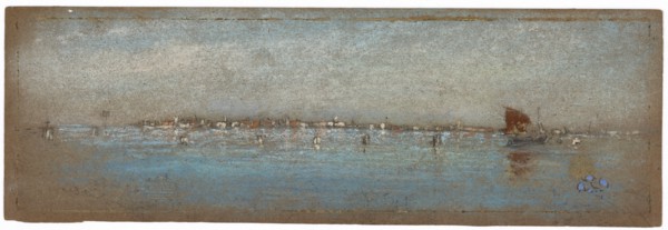 Blue and Silver - The Islands, Venice, 1879-1880. Creator: James Abbott McNeill Whistler.