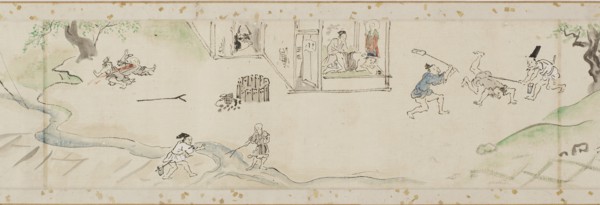 Miracles performed by the bodhisattva Jizo (copy of a section of a handscroll), Edo period, 1627. Creator: Kanô Tan'yû.