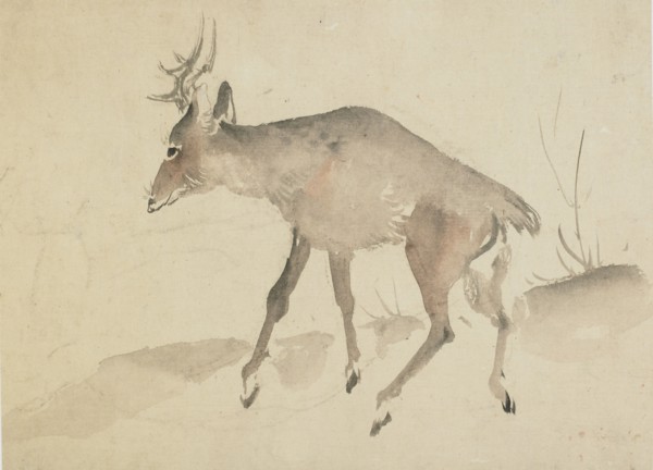 Deer, late 18th-early 19th century. Creator: Hokusai.