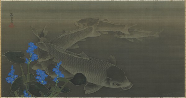 Carp, Edo period, early 19th century. Creator: Kuroda Toko.