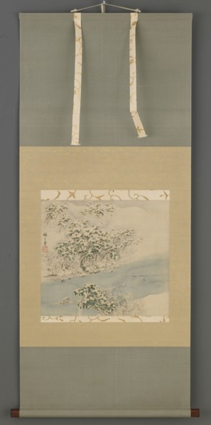 Arashiyama in Snow, Edo period, 19th century. Creator: Ando Hiroshige.