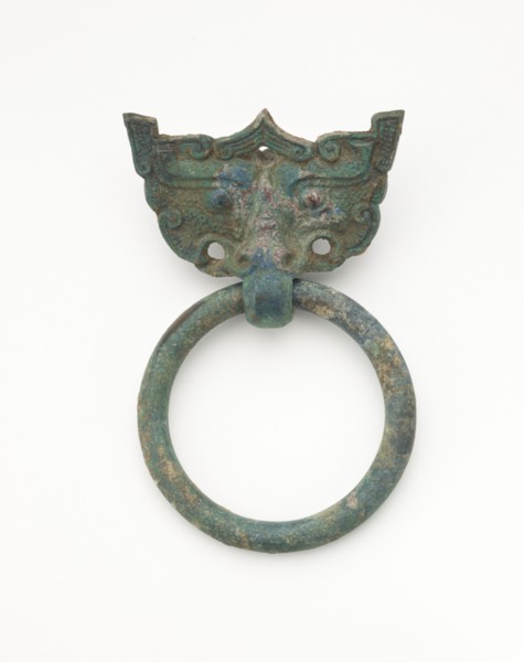 Mask and ring, Eastern Zhou to Han dynasty, 770 BCE-220 CE. Creator: Unknown.