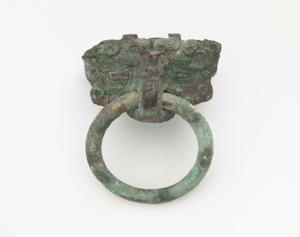 Mask and ring, Eastern Zhou to Han dynasty, 770 BCE-220 CE. Creator: Unknown.