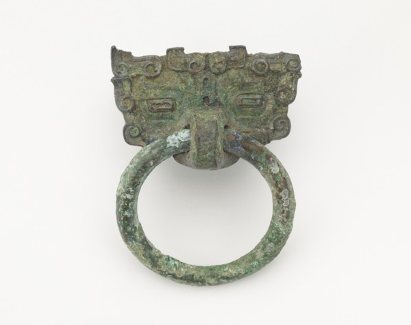 Mask and ring, Eastern Zhou to Han dynasty, 770 BCE-220 CE. Creator: Unknown.