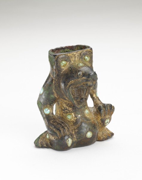 Support in the form of a bear, Han dynasty, 206 BCE-220 CE. Creator: Unknown.