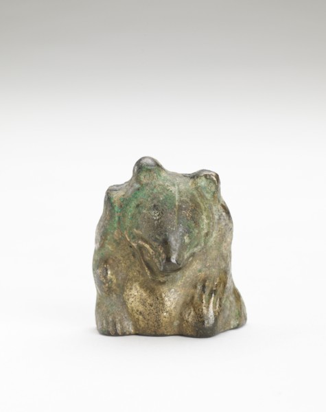 Ornament in the form of a bear, Han dynasty, 206 BCE-220 CE. Creator: Unknown.