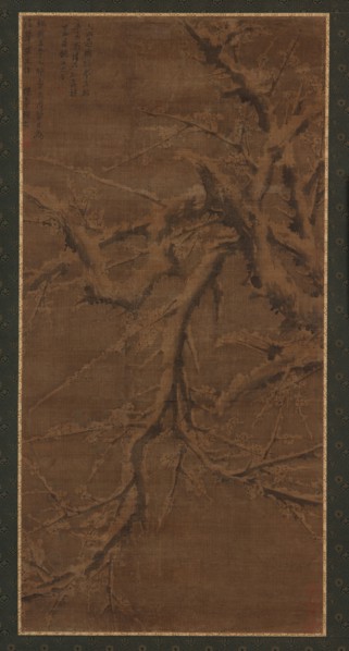 Snow-laden branches of a plum-tree, Ming dynasty, 15th-16th century. Creator: Unknown.
