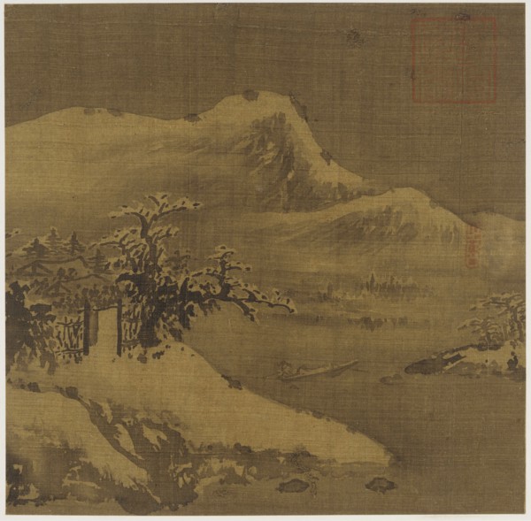 Winter landscape, Ming dynasty, 1368-1644. Creator: Unknown.