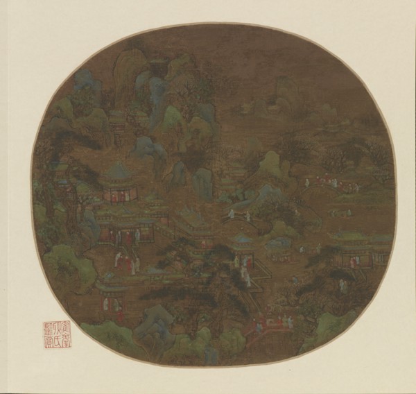 Palace and gardens, Ming dynasty, 16th-17th century. Creator: Unknown.