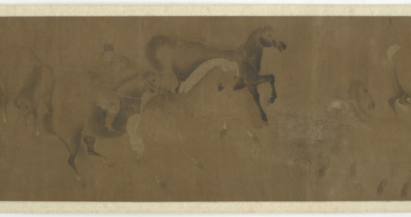 Eight Steeds and a Groom, Ming or Qing dynasty, 17th century. Creator: Unknown.