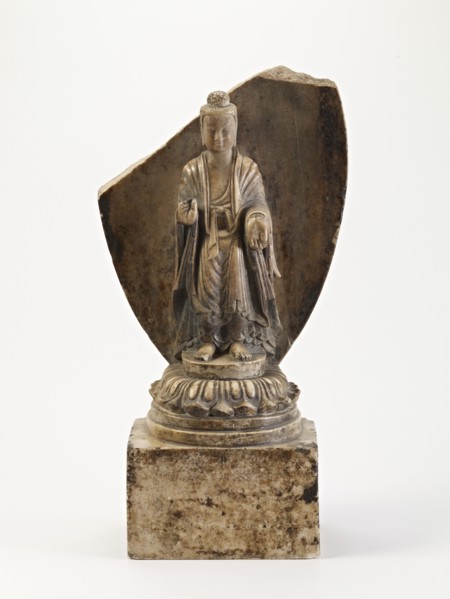 Standing Buddha (fragment), Period of Division, Dated 538 CE. Creator: Unknown.