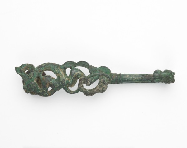 Garment hook (daigou), fragment, Warring States period to Han dynasty, 475 BCE-220 CE. Creator: Unknown.