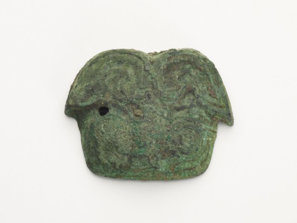 Ornament in the form of an animal mask, Western Zhou dynasty, ca. 1050-770 BCE. Creator: Unknown.