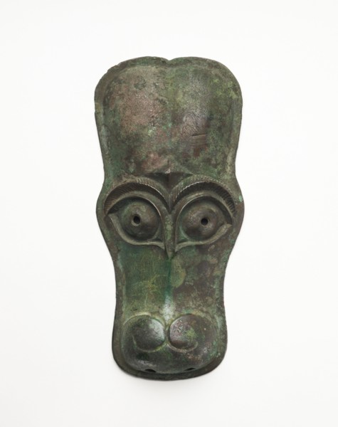 Mask in the form of a horse face, Zhou dynasty, ca. 1050-221 BCE. Creator: Unknown.