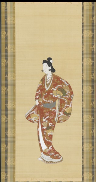 Courtesan, Edo period, 1661-1673. Creator: Unknown.