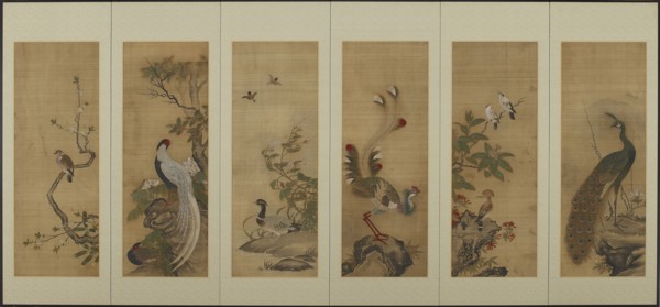 Birds and flowers, Edo period, 18th century. Creator: Unknown.