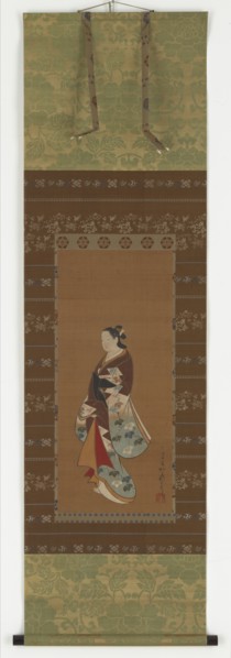 Yujo standing, Edo period, 18th-19th century. Creator: Unknown.