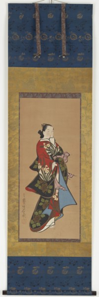 Yujo standing, Edo period, 1615-1868. Creator: Unknown.