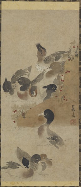 Ducks, Edo period, (18th century?). Creator: Unknown.