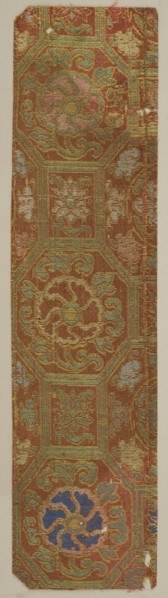 Brocade, silk. A sample, Edo period, 1615-1868. Creator: Unknown.