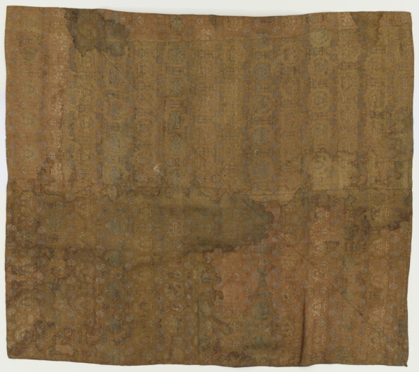 Brocade, silk. A temple cover, Edo period, 1615-1868. Creator: Unknown.