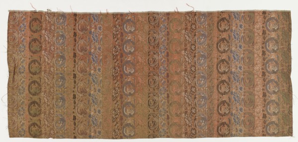 Brocade, silk, Edo period, 1615-1868. Creator: Unknown.