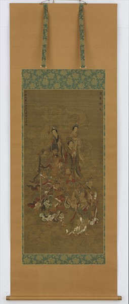 Group of Heavenly Beings, Nanbokucho period, 14th-15th century. Creator: Unknown.
