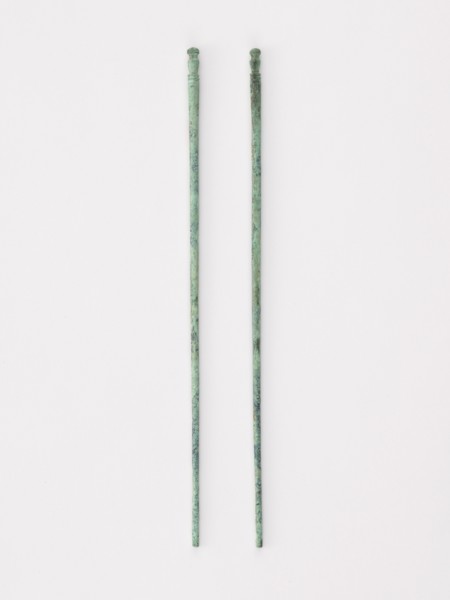 Pair of chopsticks, Goryeo period, 12th-13th century. Creator: Unknown.