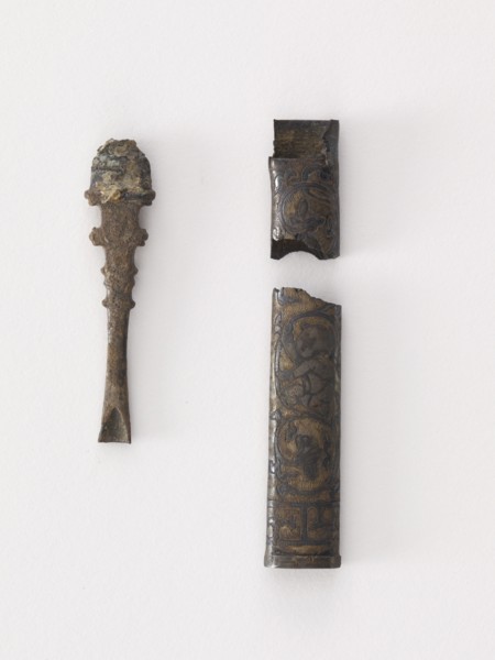 Needle case body and cap, Goryeo period, 12th-13th century. Creator: Unknown.