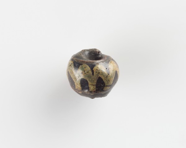 Bead, with a large bore. Chipped, 6th century. Creator: Unknown.