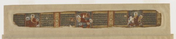 Scenes from the Buddha's Life from a Prajna-paramita manuscript, early 12th century. Creator: Unknown.