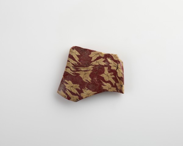 Fragment, slightly concave, Ptolemaic Dynasty or Roman period, 200 BCE-100 CE. Creator: Unknown.