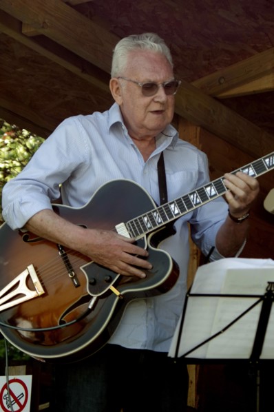 Jim Mullen, Roger Beaujolais Quartet, Three Horseshoes, Knockholt, Kent, 1st June 2021. Creator: Brian O'Connor.