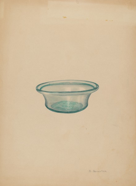 Bowl, 1935/1942. Creator: Nicholas Amantea.