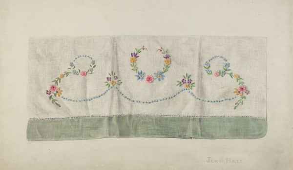 Towel, 1935/1942. Creator: John Hall.