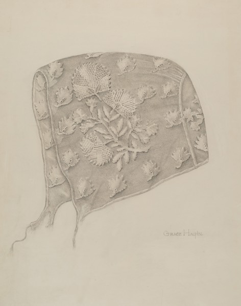 Infant's Cap, 1935/1942. Creator: Grace Halpin.
