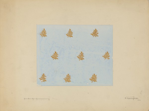 Wall Paper, 1936. Creator: Nicholas Acampora.
