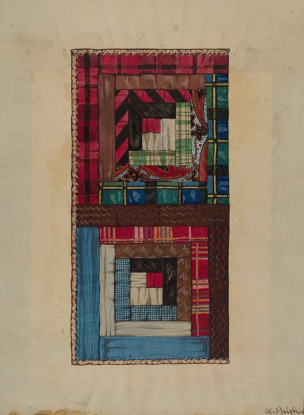 Quilt, c. 1936. Creator: Grace Halpin.