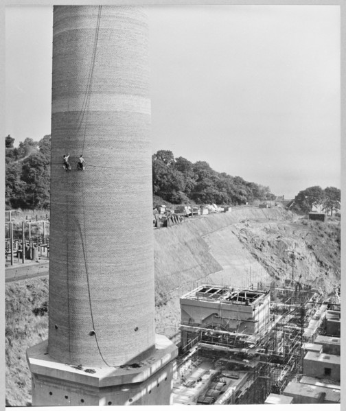 Portishead 'B' Power Station, Portishead and North Weston, North Somerset, 18/10/1955. Creator: John Laing plc.