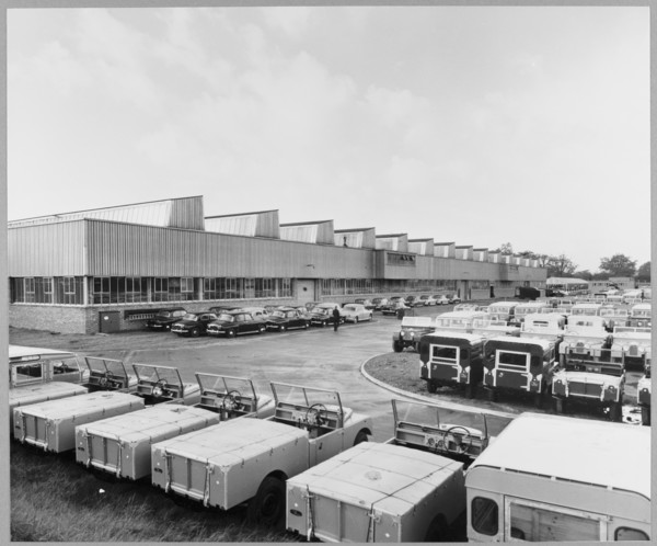 Rover Car Company Works, Lode Lane, Solihull, 25/10/1956. Creator: John Laing plc.