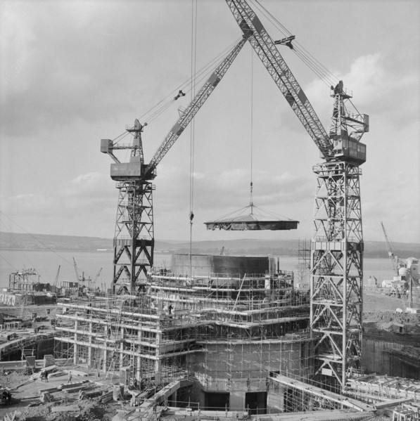 Berkeley Power Station, Berkeley, Ham and Stone, Stroud, Gloucestershire, 12/02/1958. Creator: John Laing plc.
