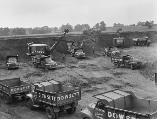 Gravel pits, Norton, Daventry, Northamptonshire, 11/09/1958. Creator: John Laing plc.