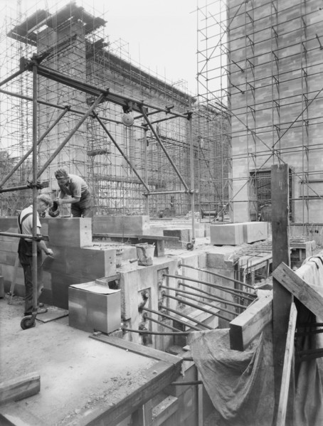 Coventry Cathedral, Priory Street, Coventry, 11/08/1959. Creator: John Laing plc.