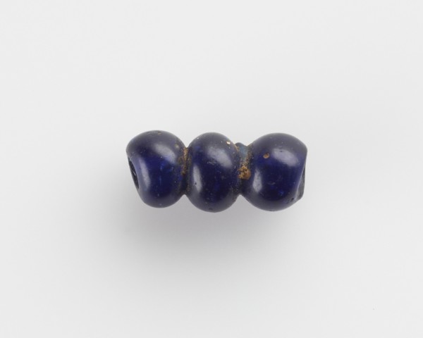 Bead, triple, 4th century. Creator: Unknown.