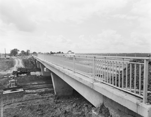 M6 Motorway, Stone, Stone Rural, Stafford, Staffordshire, 13/06/1962. Creator: John Laing plc.