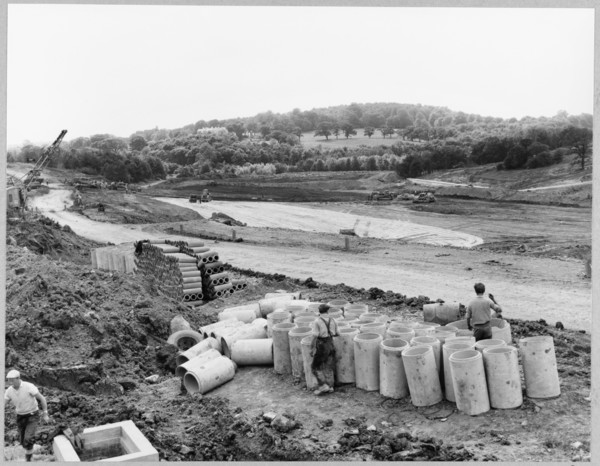 M6 Motorway, Madeley, Newcastle-under-Lyme, Staffordshire, 17/06/1963. Creator: John Laing plc.