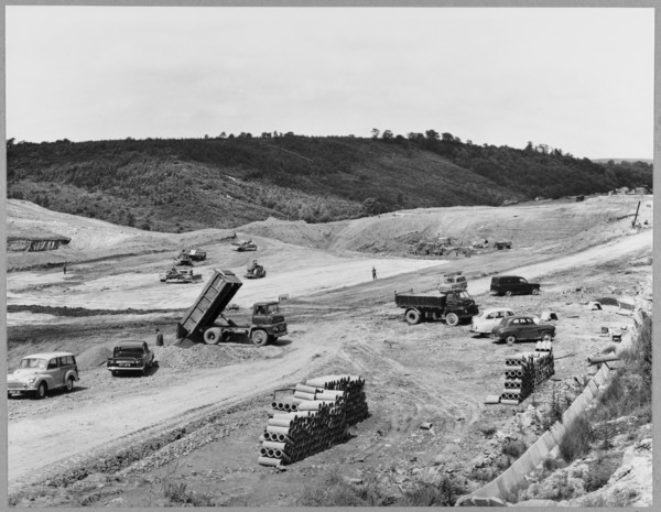 M6 Motorway, Madeley, Newcastle-under-Lyme, Staffordshire, 17/06/1963. Creator: John Laing plc.