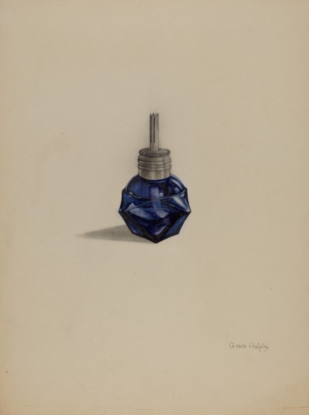Lamp, c. 1937. Creator: Grace Halpin.