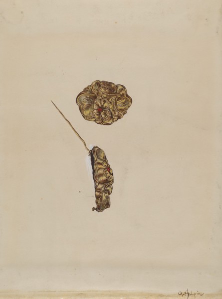 Brooch, c. 1936. Creator: Grace Halpin.