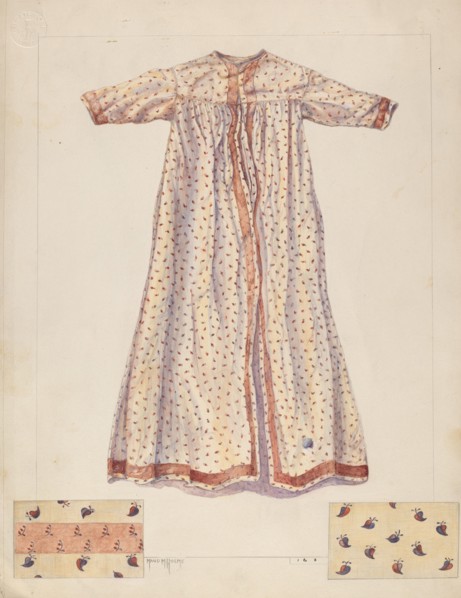 Baby's Nightgown, c. 1937. Creator: Maud M Holme.